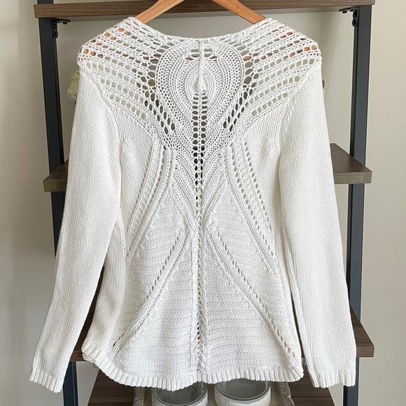 Soft Surroundings Knit One-button Cardigan Sweater, Size Small - Picture 5 of 11